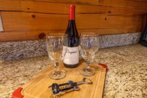 Have a glass of vino after a long day of adventure